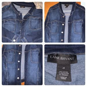 Women’s plus size 28 jean jacket